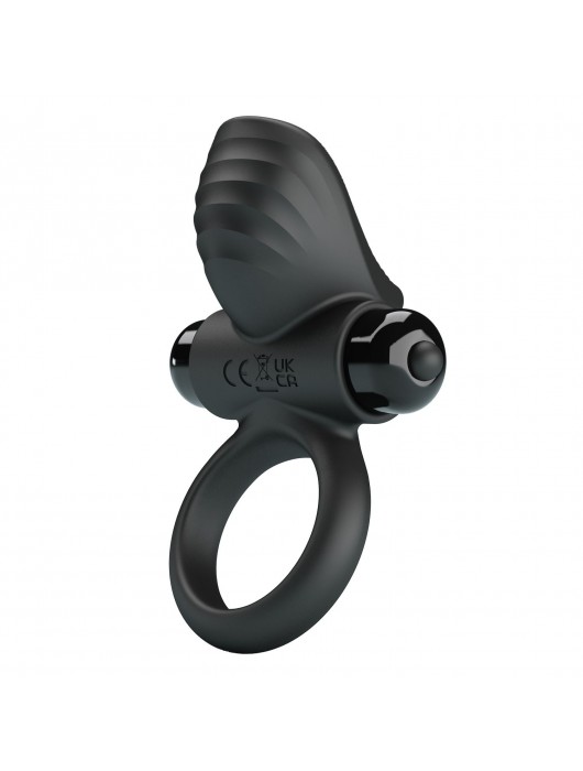 Черное эрекционное кольцо с вибрацией Adrien - Baile - в Коврове купить с доставкой
