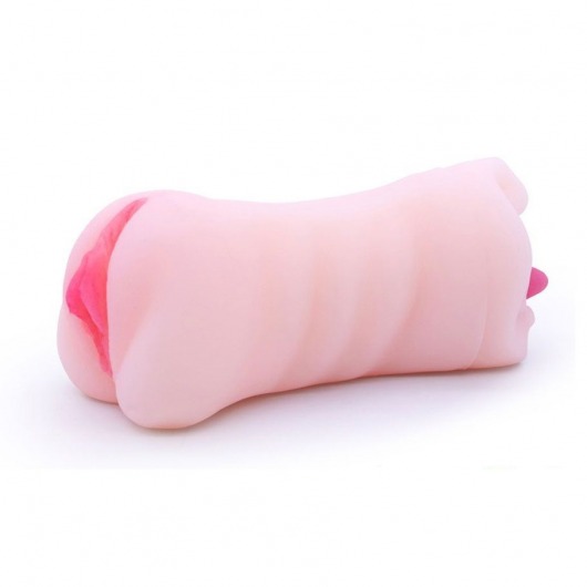 Телесный двусторонний мастурбатор - вагина и ротик - Boys of Toys - в Коврове купить с доставкой