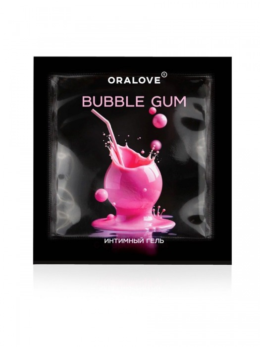 Саше съедобной оральной смазки OraLove с ароматом бабл-гам - 3 гр. - Биоритм - купить с доставкой в Коврове