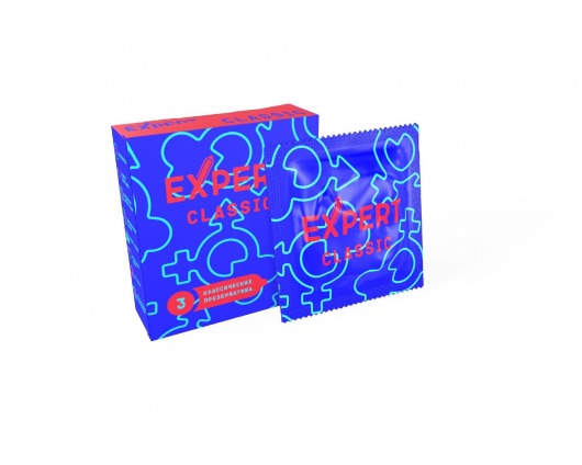 Классические презервативы Expert Classic - 3 шт. - Expert - купить с доставкой в Коврове