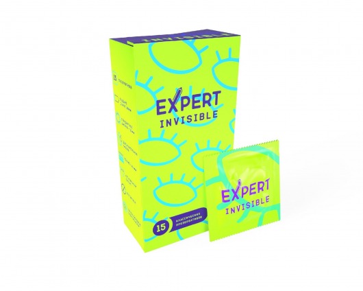 Ультратонкие презервативы Expert Invisible - 15 шт. - Expert - купить с доставкой в Коврове