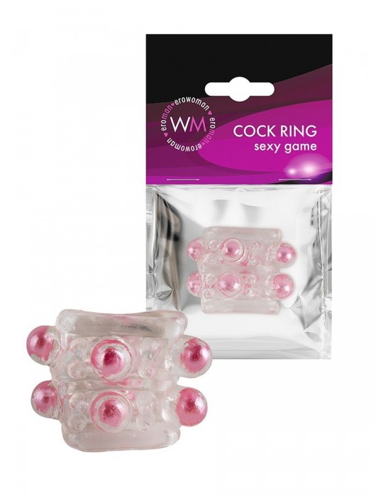 Прозрачная насадка на пенис с цветными шариками - Erowoman-Eroman - в Коврове купить с доставкой