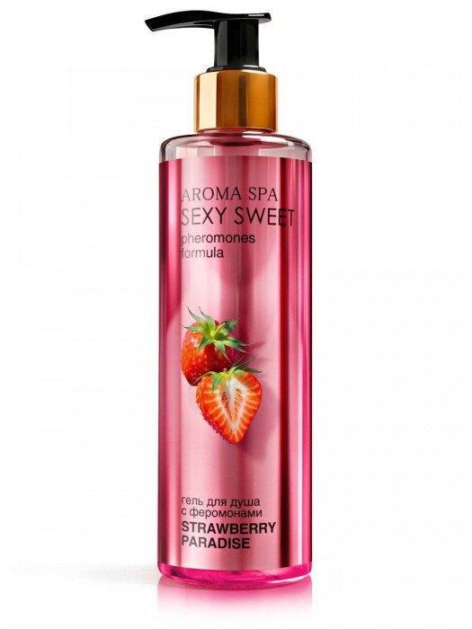 Гель для душа с феромонами и ароматом клубники Strawberry Paradise - 200 мл. -  - Магазин феромонов в Коврове
