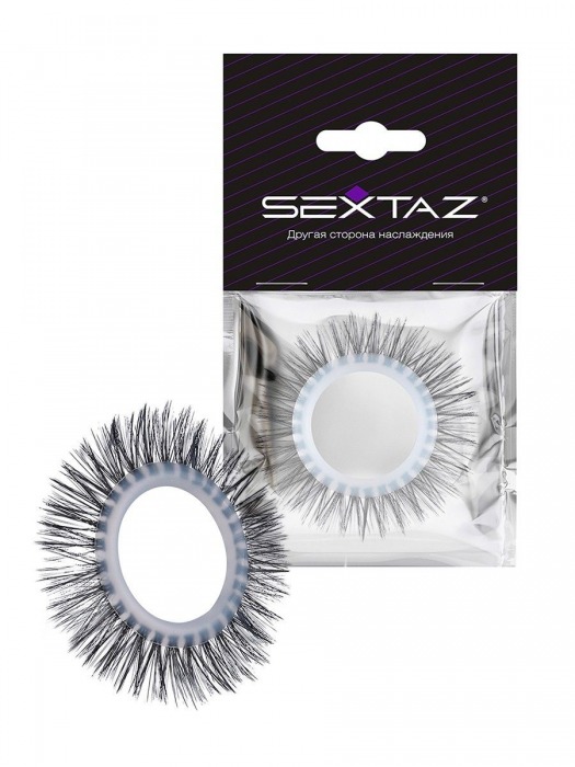 Круглое эрекционное кольцо с длинными «ресничками» - Sextaz - в Коврове купить с доставкой