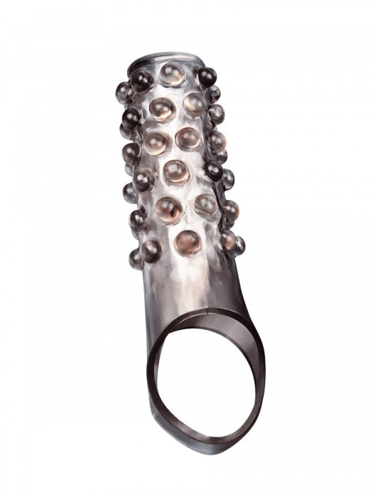 Дымчатая насадка на пенис с выпуклостями - 11 см. - Sex Expert - в Коврове купить с доставкой