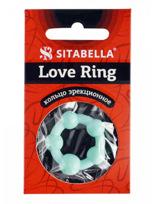 Цветное эрекционное кольцо с 5 бусинами Love Ring - Sitabella - в Коврове купить с доставкой