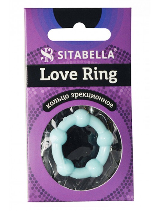 Цветное эрекционное кольцо Love Ring с бусинами - Sitabella - в Коврове купить с доставкой