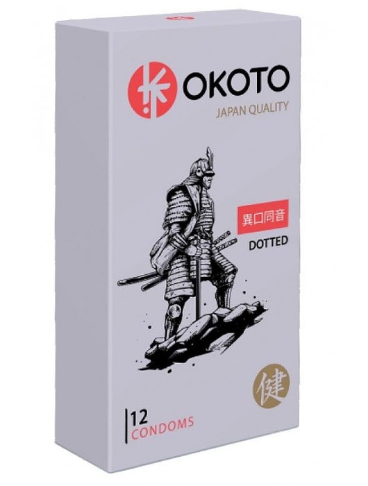 Точечные презервативы OKOTO Dotted - 12 шт. - Sitabella - купить с доставкой в Коврове