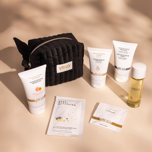 Набор YESforLOV La Trousse Enchantée в черной косметичке - YESforLOV - купить с доставкой в Коврове