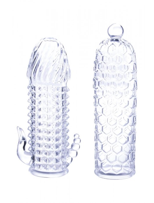 Набор из 2 прозрачных насадок на член Seductive Tickler Sleeves Set - NMC - в Коврове купить с доставкой