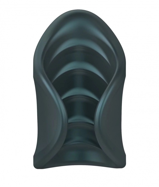 Серый сквозной мастурбатор с вибрацией Manwan Starter - Manwan - в Коврове купить с доставкой