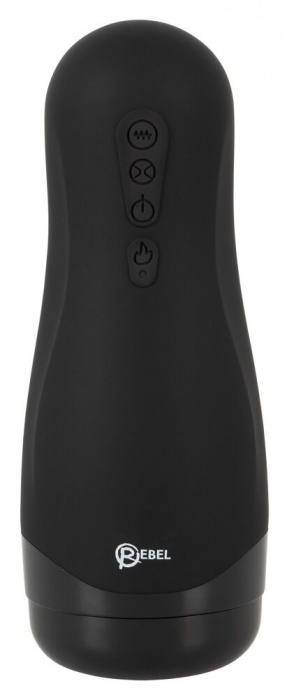 Черный вибромастурбатор с подогревом Masturbator with 3 Functions - Orion - в Коврове купить с доставкой
