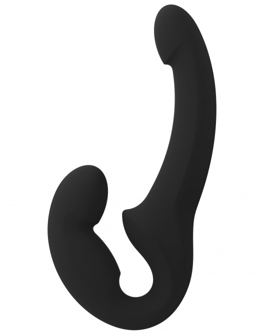 Черный безремневой страпон Share Lite - Fun Factory - купить с доставкой в Коврове