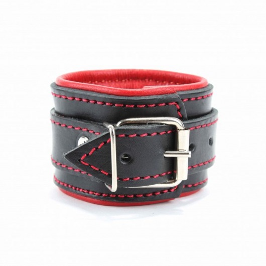 Оковы на ноги с красным подкладом - БДСМ Арсенал - купить с доставкой в Коврове