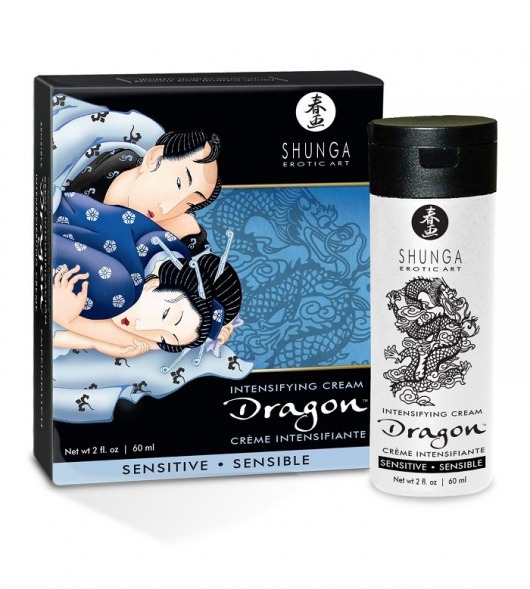 Интимный мужской крем SHUNGA DRAGON SENSITIVE - 60 мл. - Shunga - купить с доставкой в Коврове