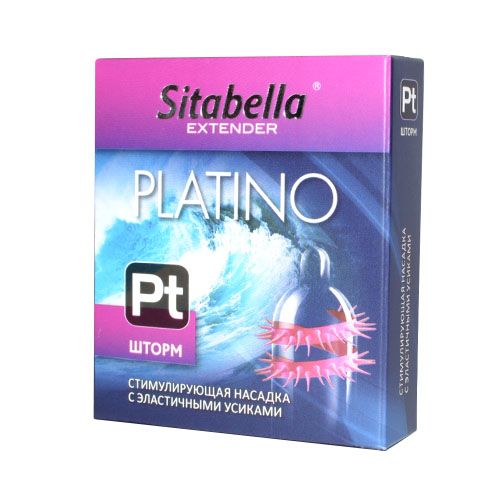 Стимулирующая насадка со спиралью из усиков Platino  Шторм - Sitabella - купить с доставкой в Коврове