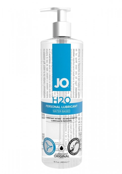 Лубрикант на водной основе JO Personal Lubricant H2O с дозатором - 480 мл. - System JO - купить с доставкой в Коврове