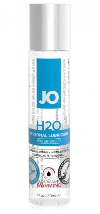 Возбуждающий лубрикант на водной основе JO Personal Lubricant H2O Warming - 30 мл. - System JO - купить с доставкой в Коврове
