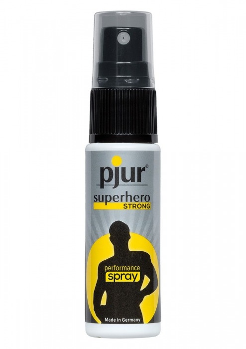 Спрей-пролонгатор длительного действия pjur SUPERHERO Strong Spray - 20 мл. - Pjur - купить с доставкой в Коврове