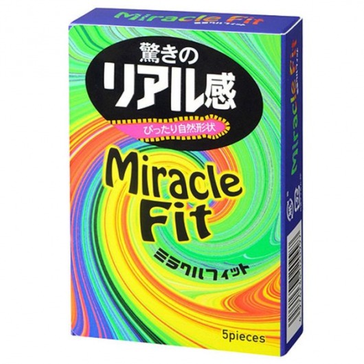 Презервативы Sagami Xtreme Miracle Fit - 5 шт. - Sagami - купить с доставкой в Коврове