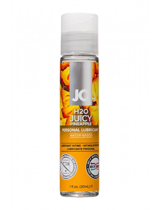 Смазка с ароматом ананаса JO Flavored Juicy Pineapple - 30 мл. - System JO - купить с доставкой в Коврове