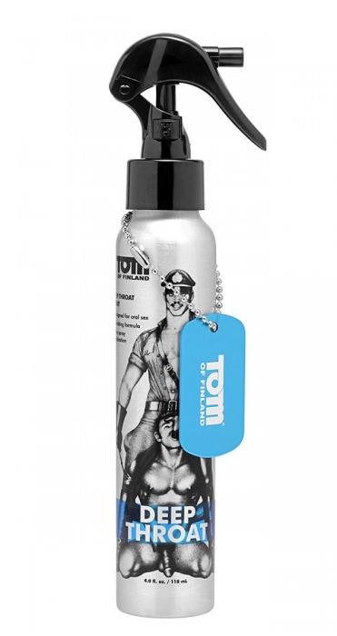 Спрей для лёгкого проникновения во время орального секса Tom of Finland Deep Throat Spray - 118 мл. - Доминирующее кольцо - купить с доставкой в Коврове