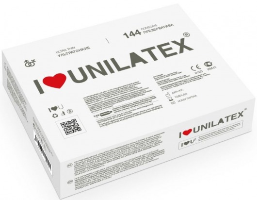 Ультратонкие презервативы Unilatex Ultra Thin - 144 шт. - Unilatex - купить с доставкой в Коврове