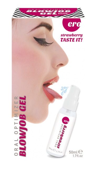 Увлажняющий гель для орального секса с ароматом клубники - 50 мл. - Ero - купить с доставкой в Коврове