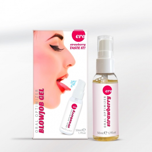 Увлажняющий гель для орального секса с ароматом клубники - 50 мл. - Ero - купить с доставкой в Коврове