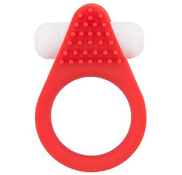 Красное эрекционное кольцо LIT-UP SILICONE STIMU RING 1 RED - Dream Toys - в Коврове купить с доставкой