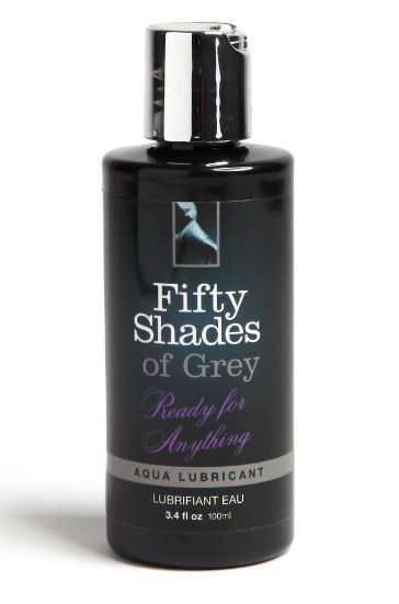 Лубрикант на водной основе Ready for Anything Aqua Lubricant - 100 мл. - Fifty Shades of Grey - купить с доставкой в Коврове