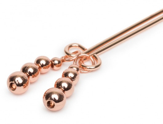 Золотистые зажимы для сосков и клитора All Sensation Nipple and Clitoral Chain - Fifty Shades of Grey - купить с доставкой в Коврове