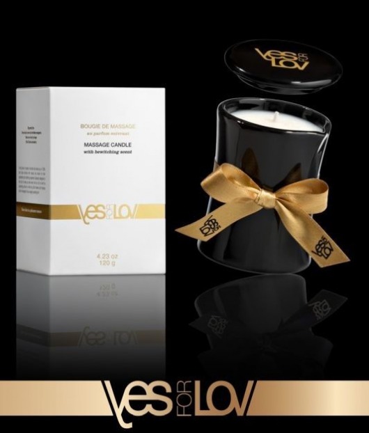 Массажная аромасвеча BEWITCHING MASSAGE CANDLE - 120 мл. - YESforLOV - купить с доставкой в Коврове