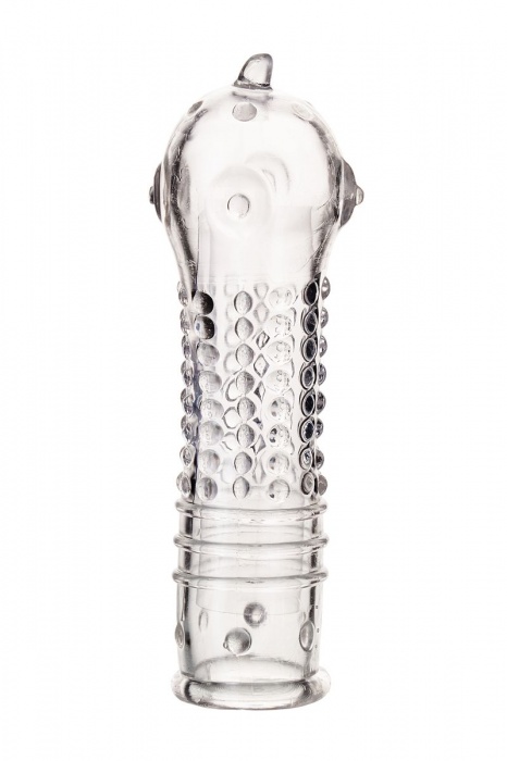 Прозрачная закрытая насадка на пенис TOYFA A-Toys - 14,7 см. - A-toys - в Коврове купить с доставкой