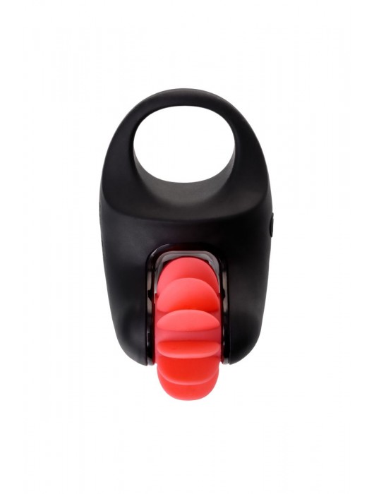 Чёрно-красное эрекционное виброкольцо Erotist - Erotist Adult Toys - в Коврове купить с доставкой