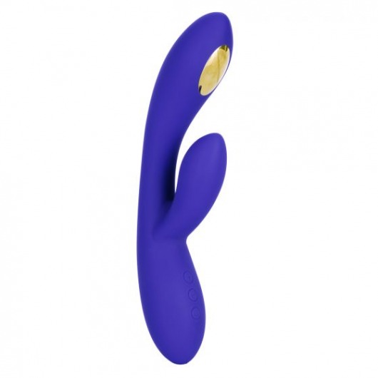 Фиолетовый вибратор с функцией электростимуляции Intimate E-Stimulator Dual Wand - 21,5 см. - California Exotic Novelties - купить с доставкой в Коврове