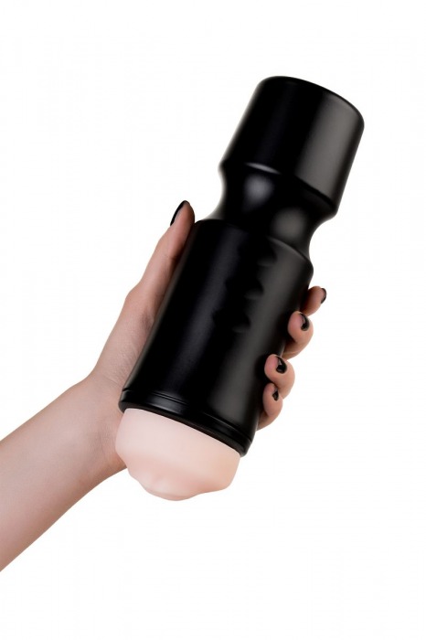 Мастурбатор-ротик A-Toys в черной колбе - A-toys - в Коврове купить с доставкой