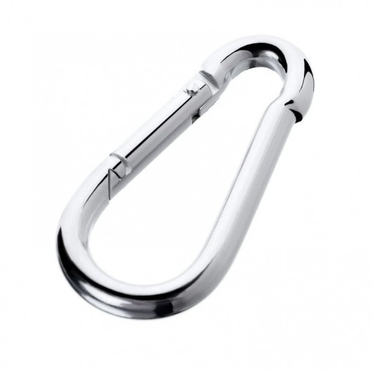 Серебристый карабин TOYFA Metal - ToyFa - купить с доставкой в Коврове