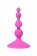 Розовая силиконовая анальная пробка Loverty - 8 см. - ToyFa в Коврове Розовая силиконовая анальная пробка Loverty - 8 см. - ToyFa