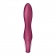 Малиновый вибромассажер для стимуляции G-точки Heated Thrill - 20,6 см. - Satisfyer