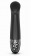 Черный вибратор с функцией электростимуляции Right on Ron - 17 см. - MyStim - купить с доставкой в Коврове