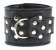 Чёрные наручники из кожи с пряжкой - БДСМ Арсенал - купить с доставкой в Коврове Чёрные наручники из кожи с пряжкой - БДСМ Арсенал - купить с доставкой в Коврове