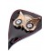 Чёрный стек с совой на кожаном наконечнике - 24 см. - ToyFa - купить с доставкой в Коврове Чёрный стек с совой на кожаном наконечнике - 24 см. - ToyFa - купить с доставкой в Коврове