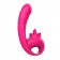Розовый изогнутый вибратор с фрикциями - 19,7 см. - I-MOON купить в Коврове с доставкой в Orgasmix.ru Розовый изогнутый вибратор с фрикциями - 19,7 см. - I-MOON