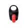 Чёрно-красное эрекционное виброкольцо Erotist - Erotist Adult Toys - в Коврове купить с доставкой